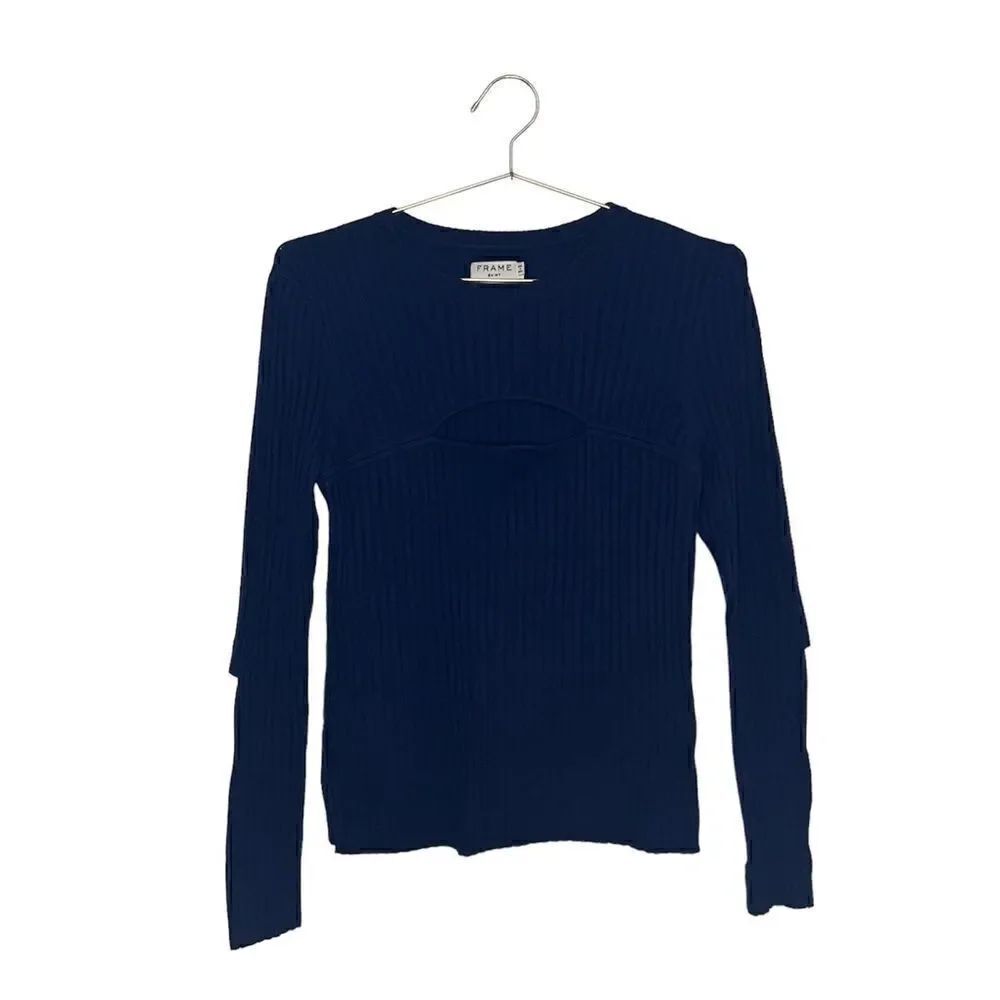 FRAME Keyhole Knit Shirt 